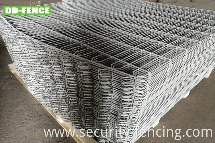 868 656 Double Horizontal Metal Wire Welded Arch Top Deco Double Wire Mesh Fence for Garden Road Pedestrian Park Factory School Residential